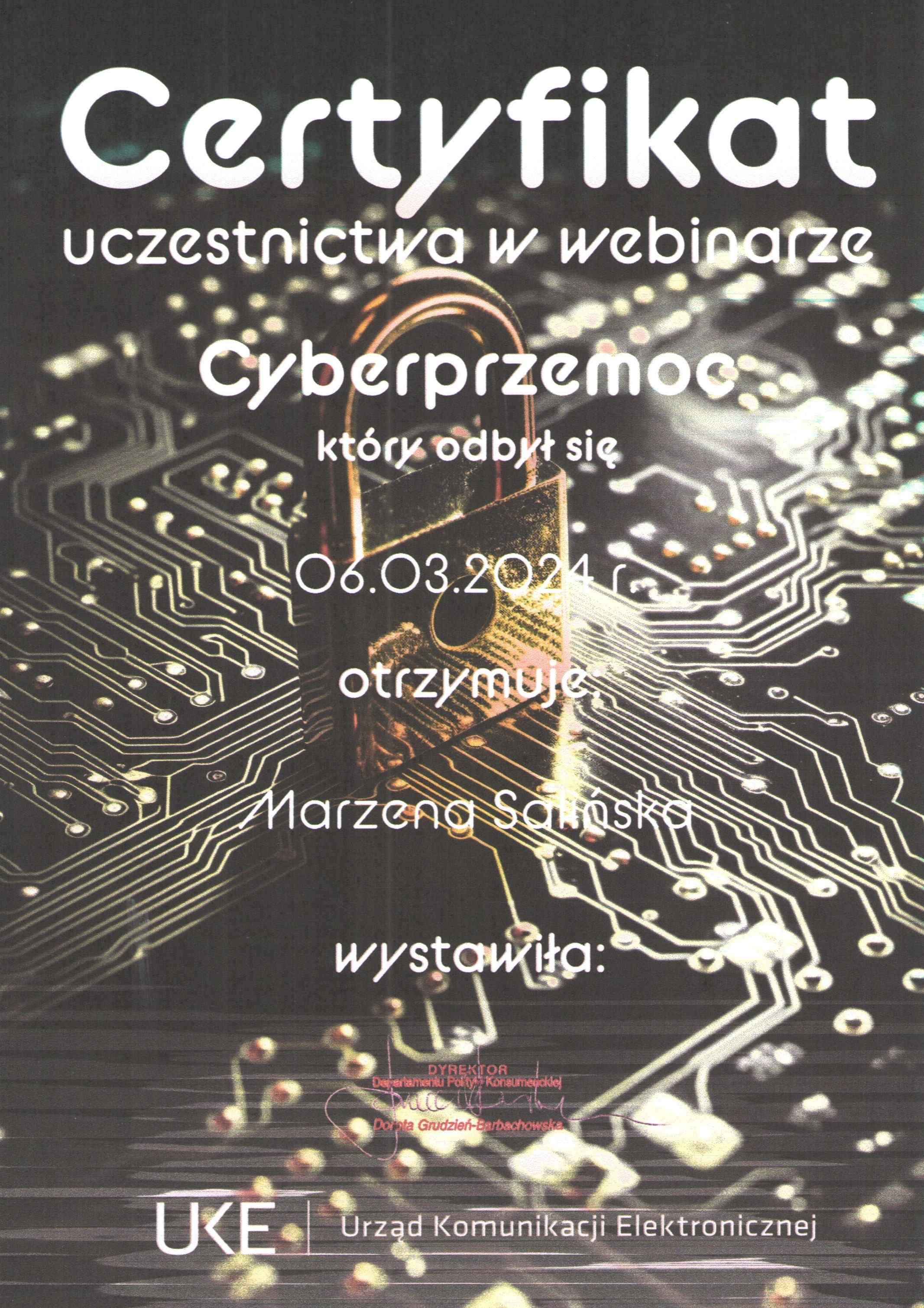 Cyberprzemoc certyfikat1